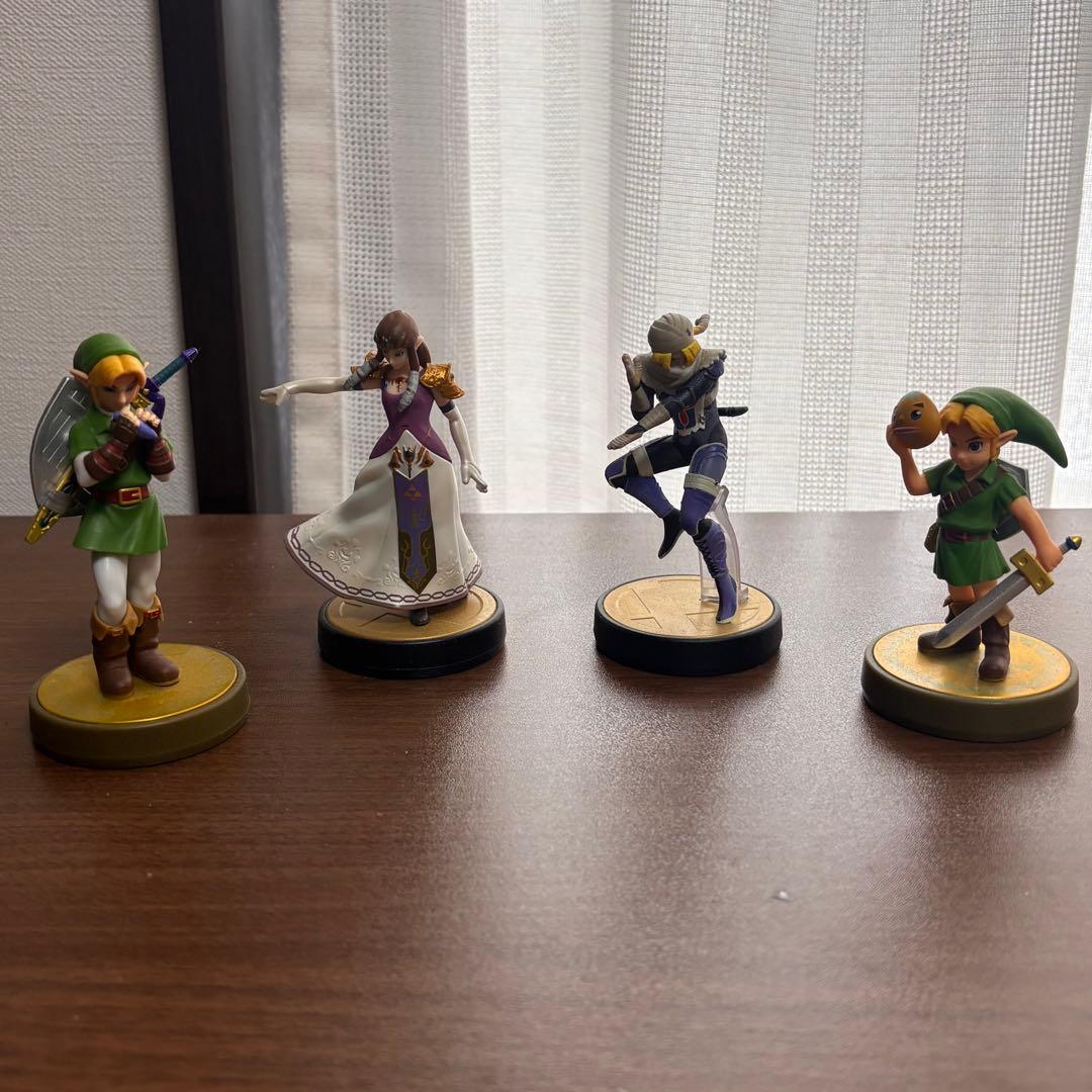 amiibo ゼルダの伝説　リンク　時のオカリナ　シーク　ゼルダ　ムジュラの仮面