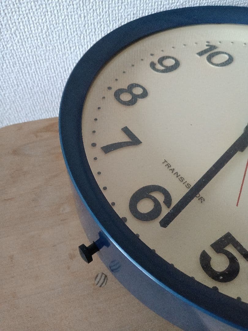 ☆SEIKO TRANSISTOR 掛時計ネイビーTA507