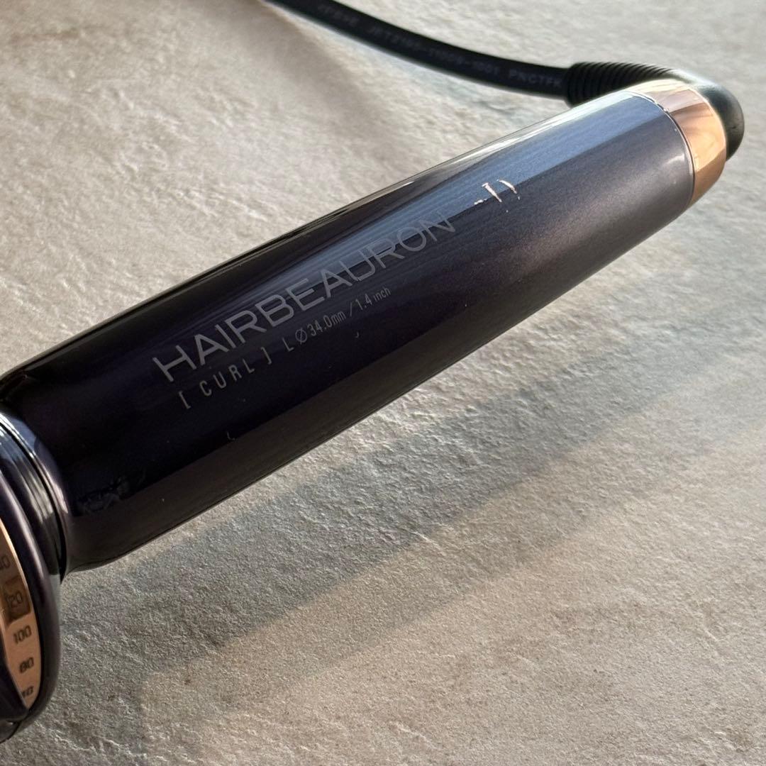 ヘアビューロン 27d カールヘアアイロン 34㎜