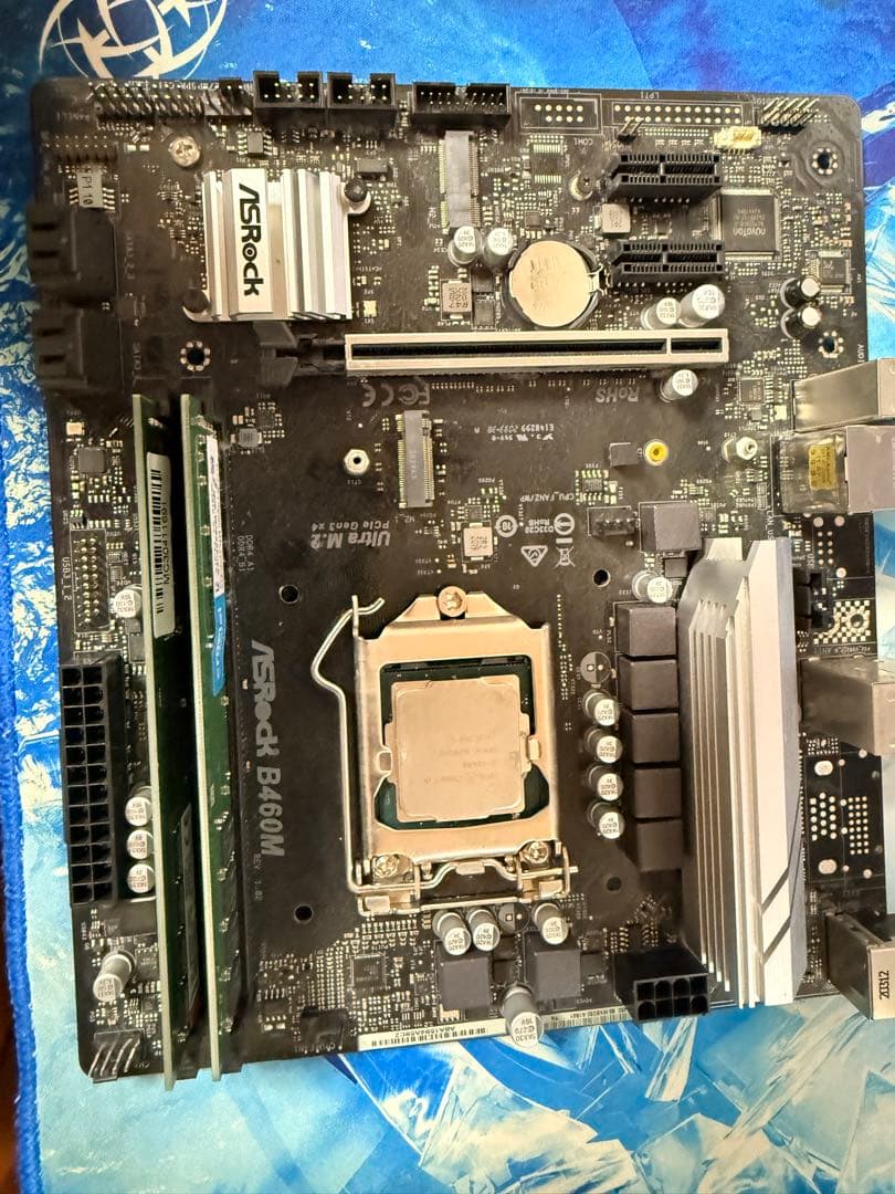 Intel i5 10400 マザーボード、メモリ付き