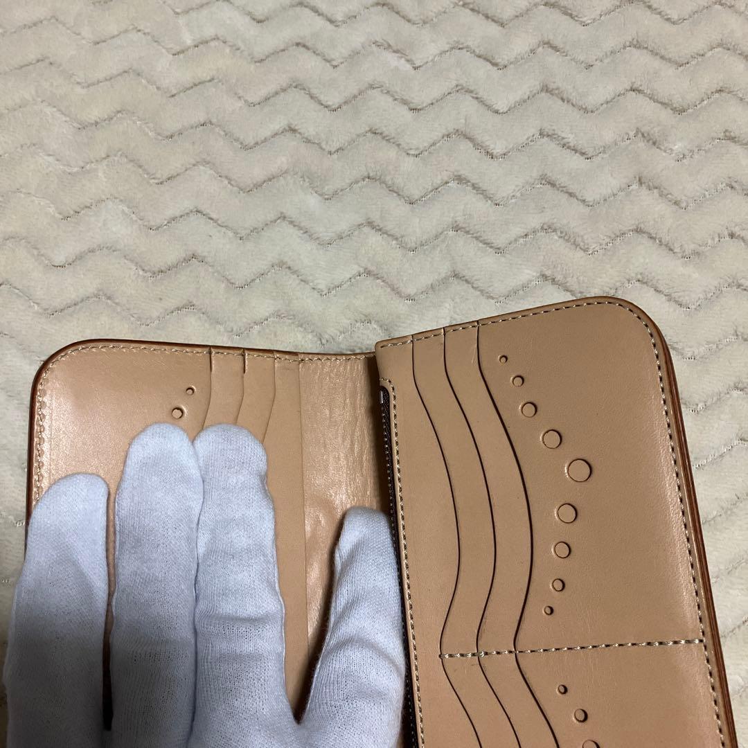 KC.s ケーシーズ　レザーロングウォレット　バイカーズウォレット　バタフライ