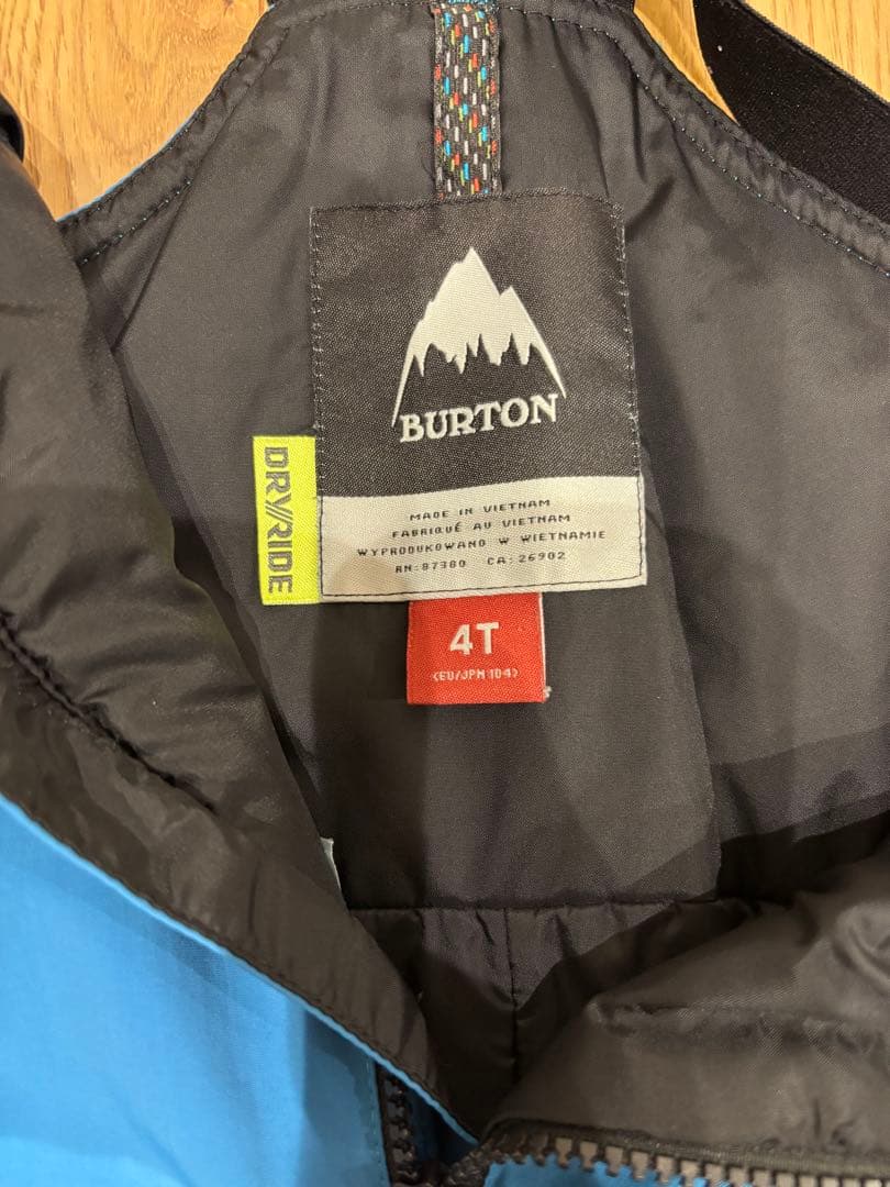 バートン　スノースーツ　スキーウェア スノーボードウェア　100 4T