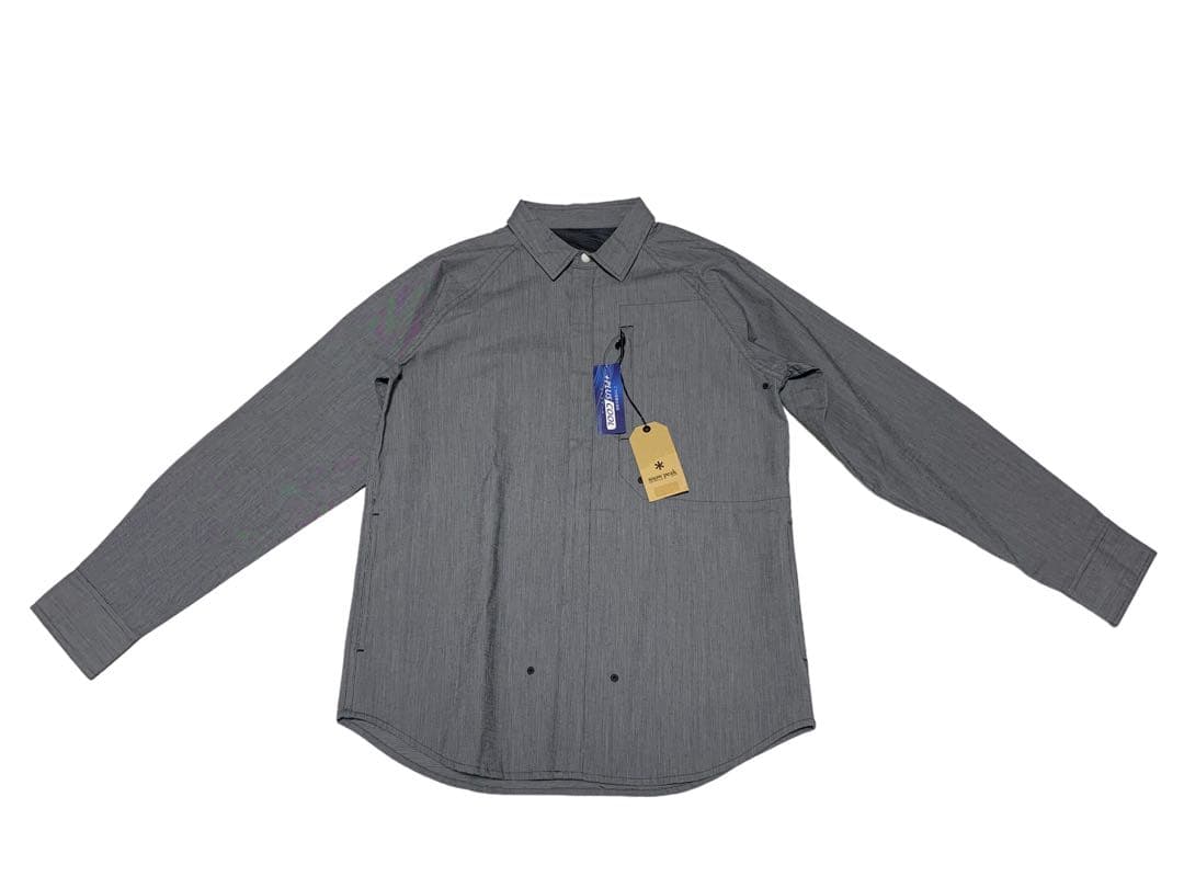 【tadassy U】 peak（スノーピーク）比翼L/Sシャツ