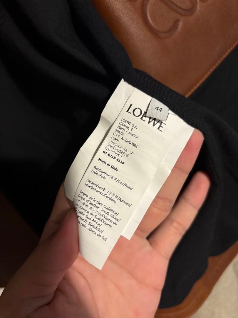 LOEWE 25ss レザージャケット