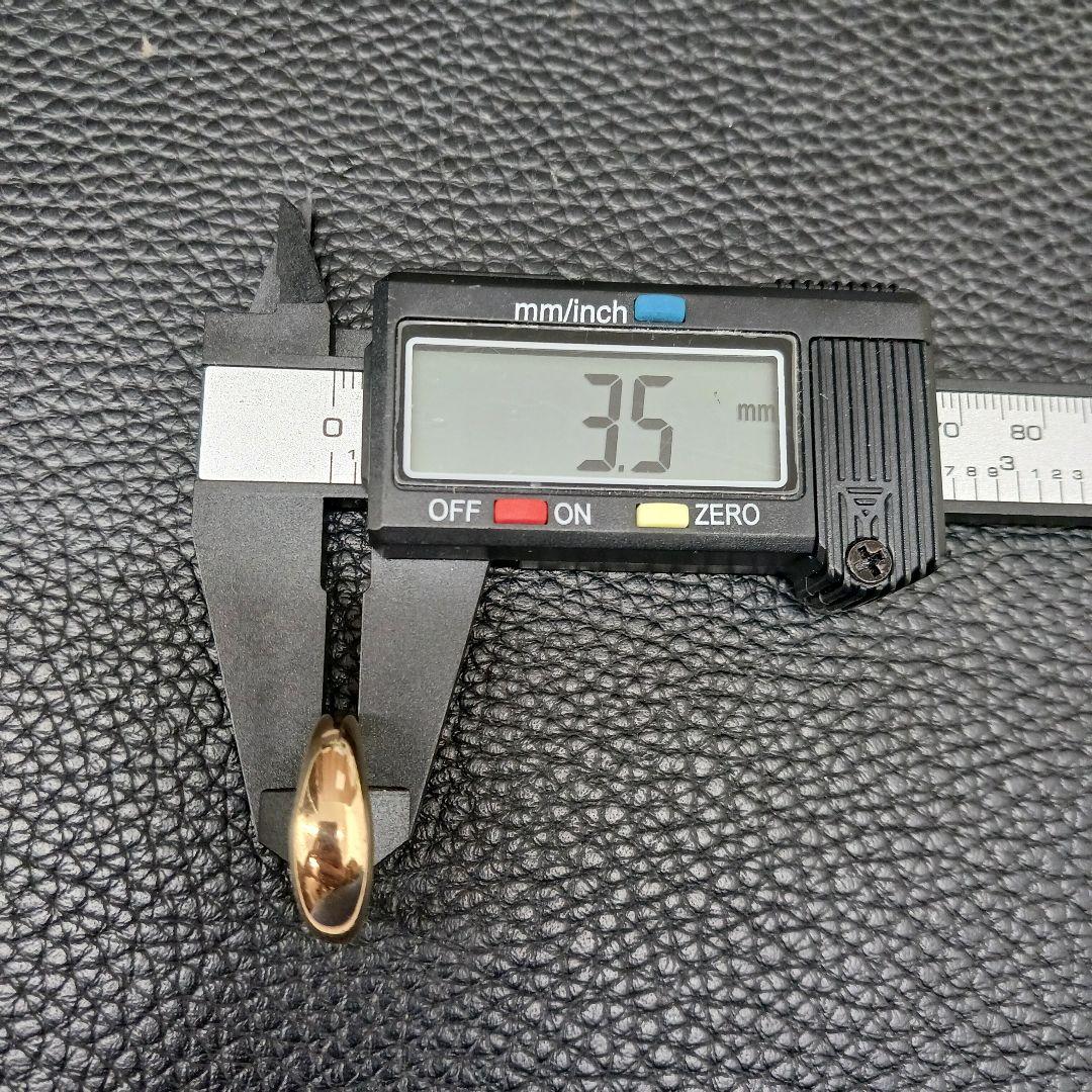 (★B021003) K18 YG リング 指輪 約15-16号 メンズ