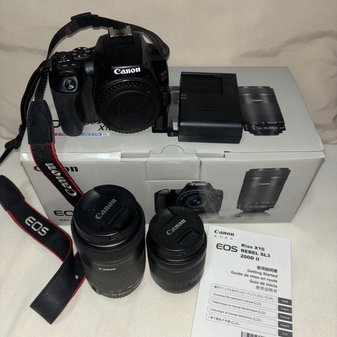 Canon EOS Kiss X10 本体 レンズ2本付き