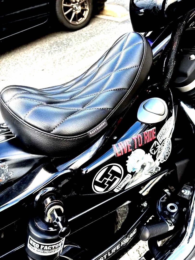 目玉 絶版 イージーライダース ダイアゴラムソロシート ハーレースポーツスター