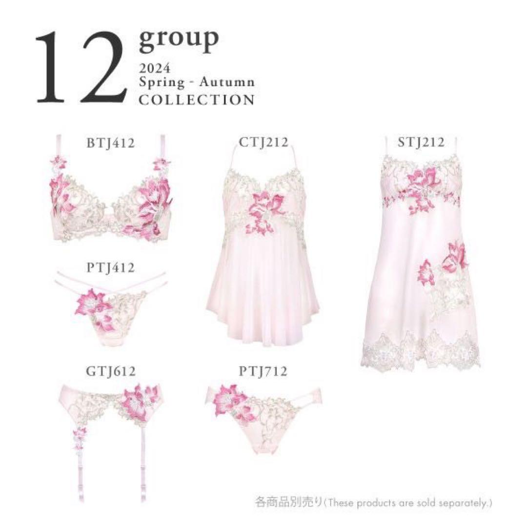 サルート12グループPアップブラC75ブルーグリーンソングM