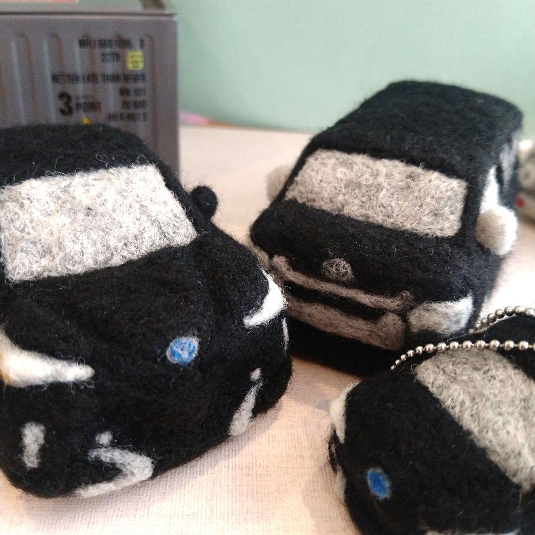 ※あんこページ※羊毛フェルトで作る車※