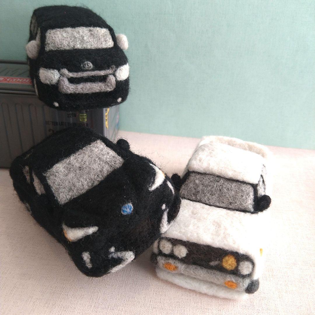※あんこページ※羊毛フェルトで作る車※