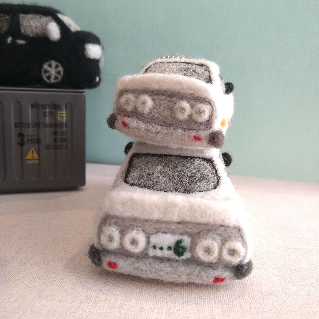 ※あんこページ※羊毛フェルトで作る車※