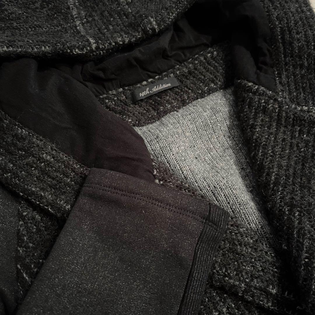 ジャケット・アウター 14th addiction long hoodie
