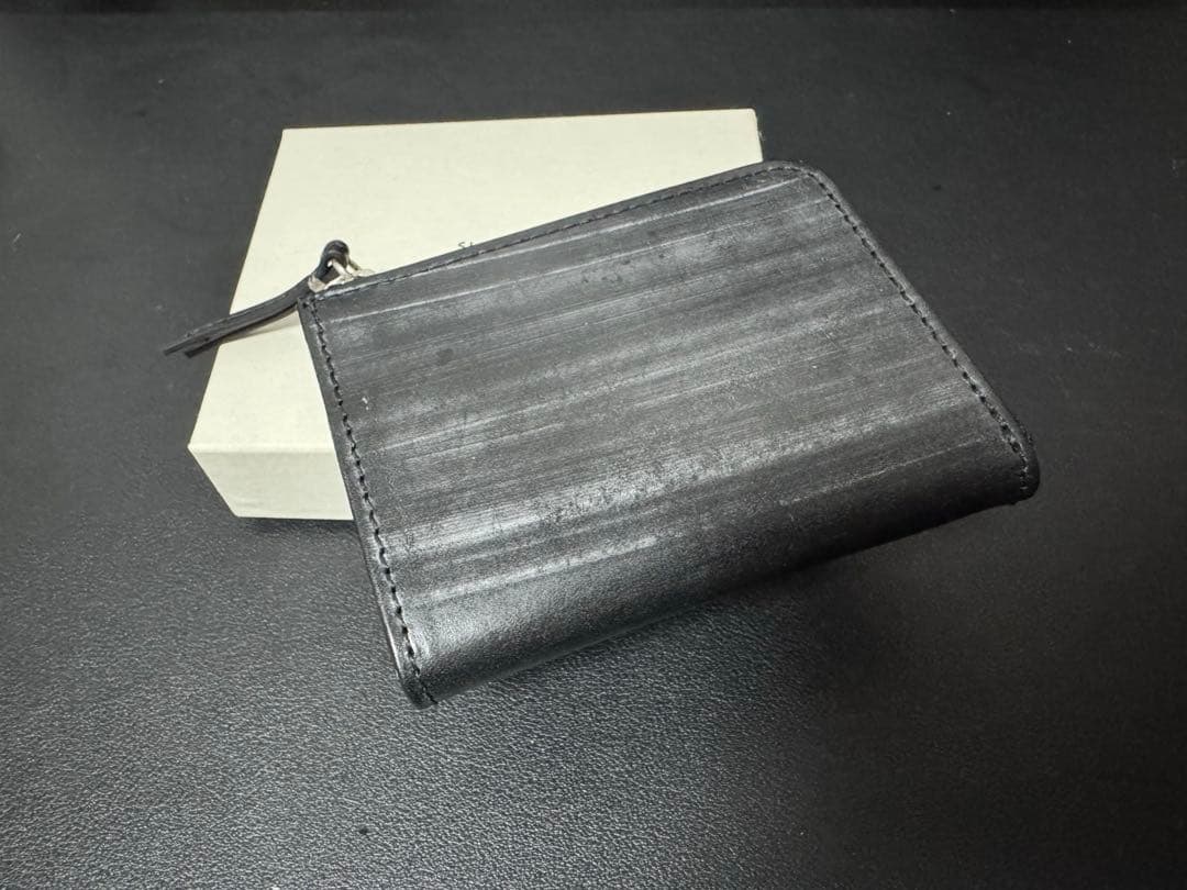 小物 slow bridle L zip mini wallet