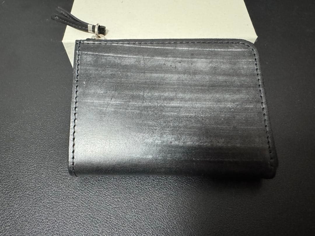 小物 slow bridle L zip mini wallet