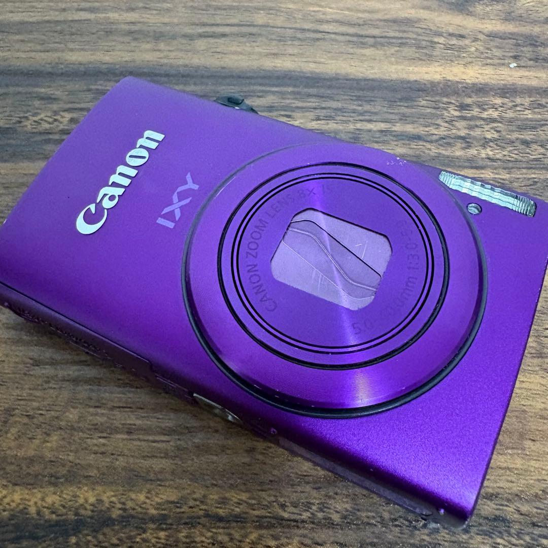 【動作品】Canon IXY 600F コンデジ パープル 作例あり