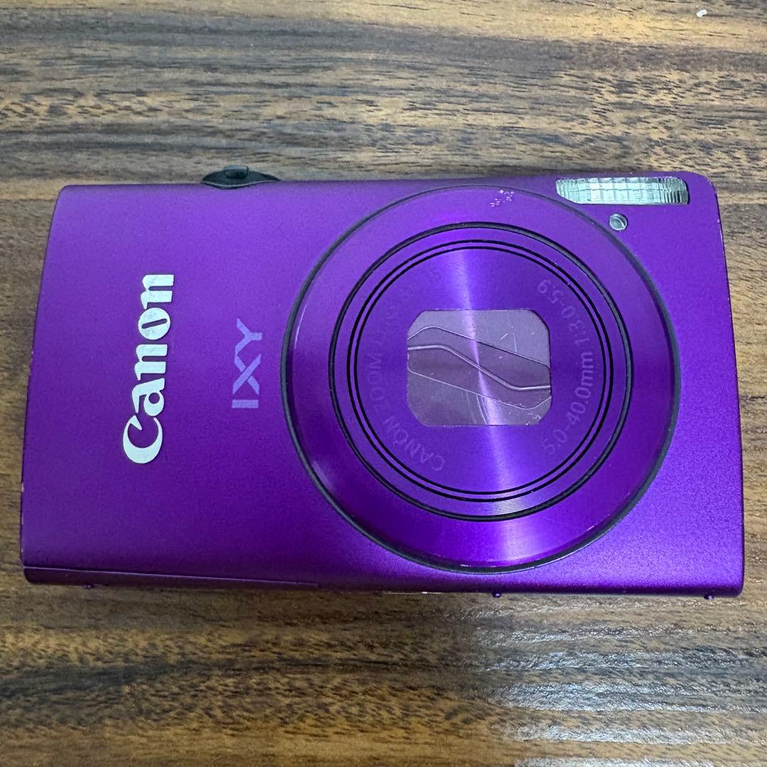 【動作品】Canon IXY 600F コンデジ パープル 作例あり