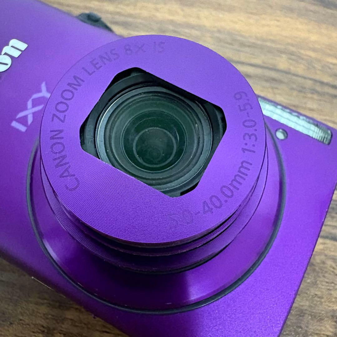 【動作品】Canon IXY 600F コンデジ パープル 作例あり