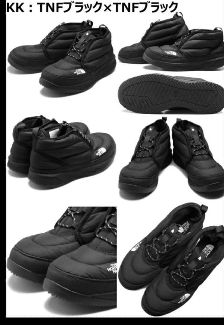 新品 25cm ノース・フェイス ヌプシ チャッカ NF02273 BR