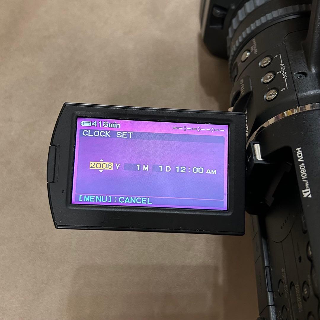 SONY HVR-V1J カムコーダー ソニー ビデオカメラ ジャンク 黒