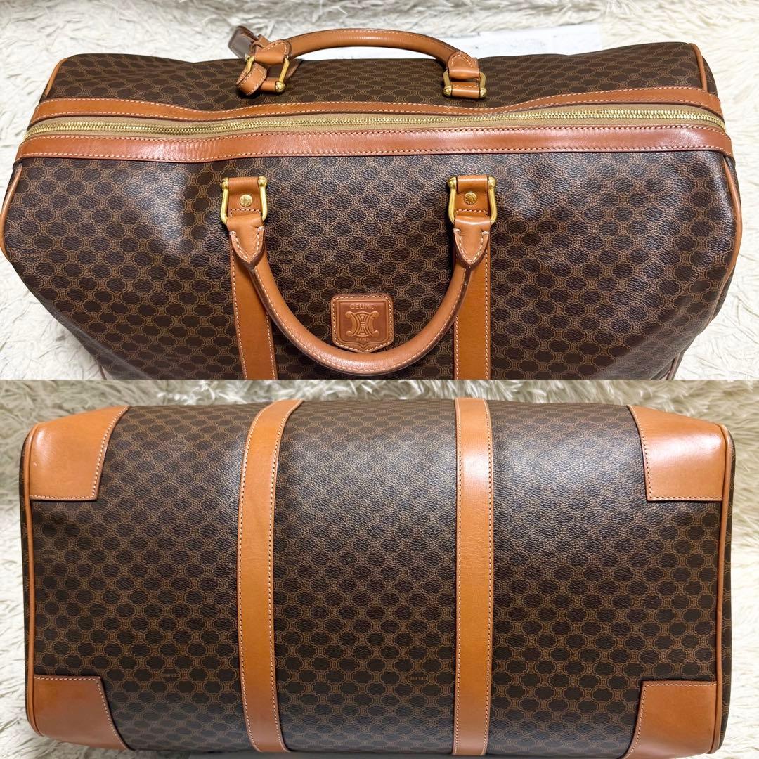 美品✨セリーヌ ボストンバッグ マカダム トリオンフ 大容量 ユニセックス