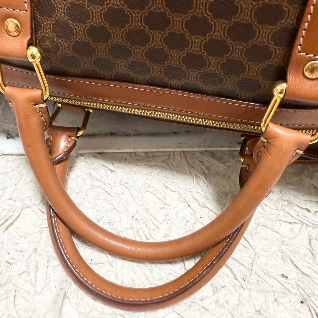 美品✨セリーヌ ボストンバッグ マカダム トリオンフ 大容量 ユニセックス