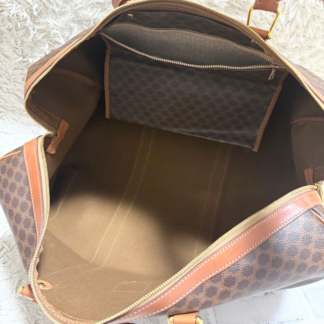 美品✨セリーヌ ボストンバッグ マカダム トリオンフ 大容量 ユニセックス