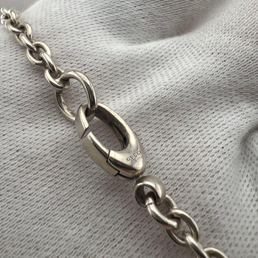 GUCCI グッチ インターロッキング ネックレス シルバー 小キズあり