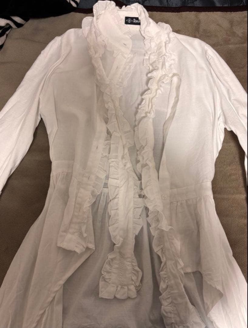 ディムモアール DimMoire イルへムリボンブラウス ふんわりフリルスカート