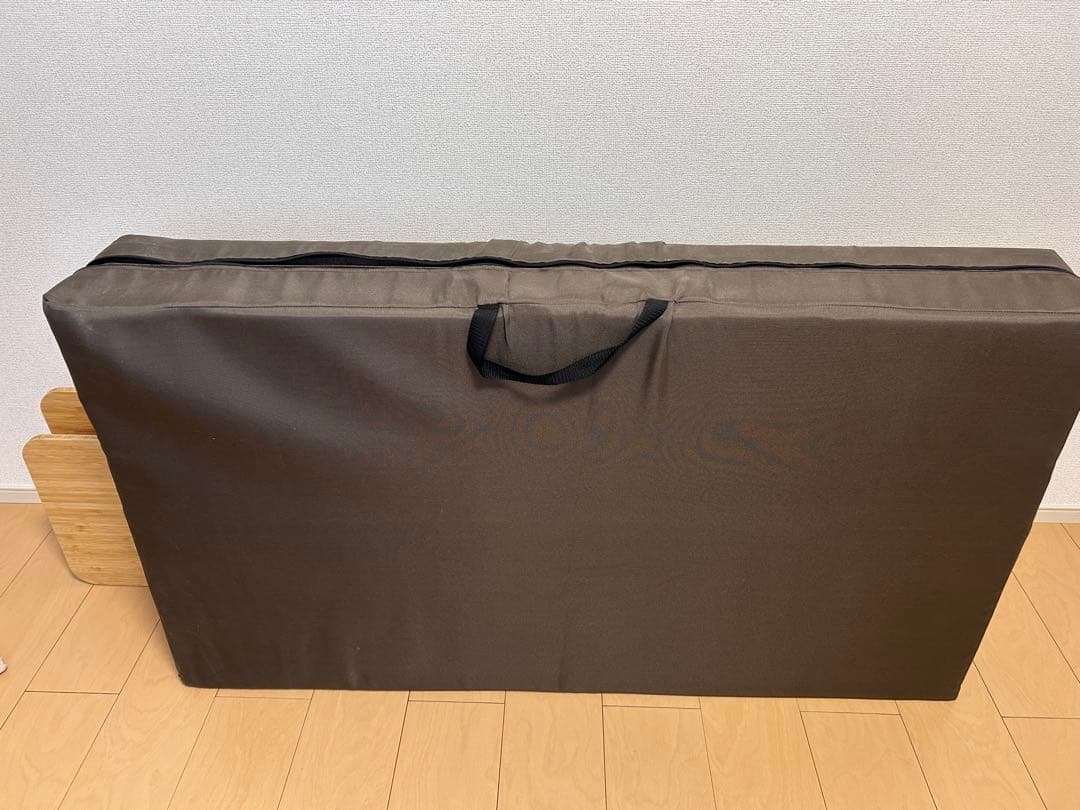 新品モリリン アコーディオン式ペーパーベッドマットレス付 セミダブル