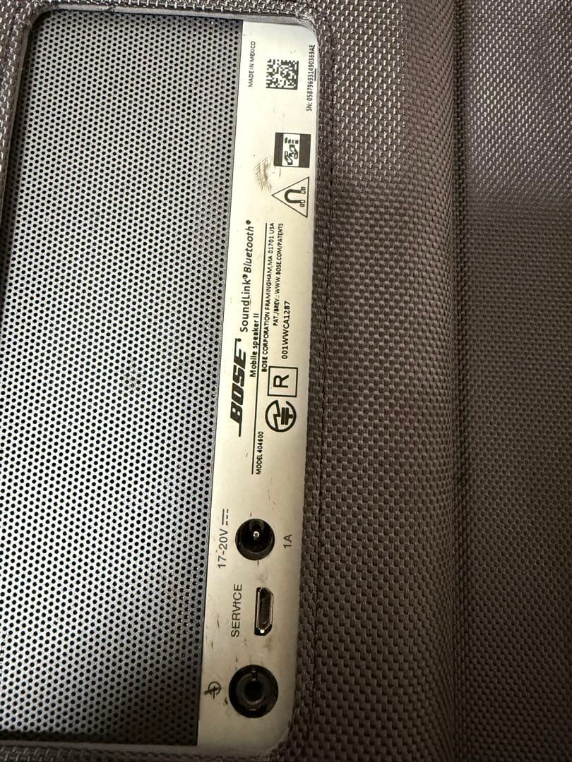 Bose SoundLink Bluetooth 動作確認済み