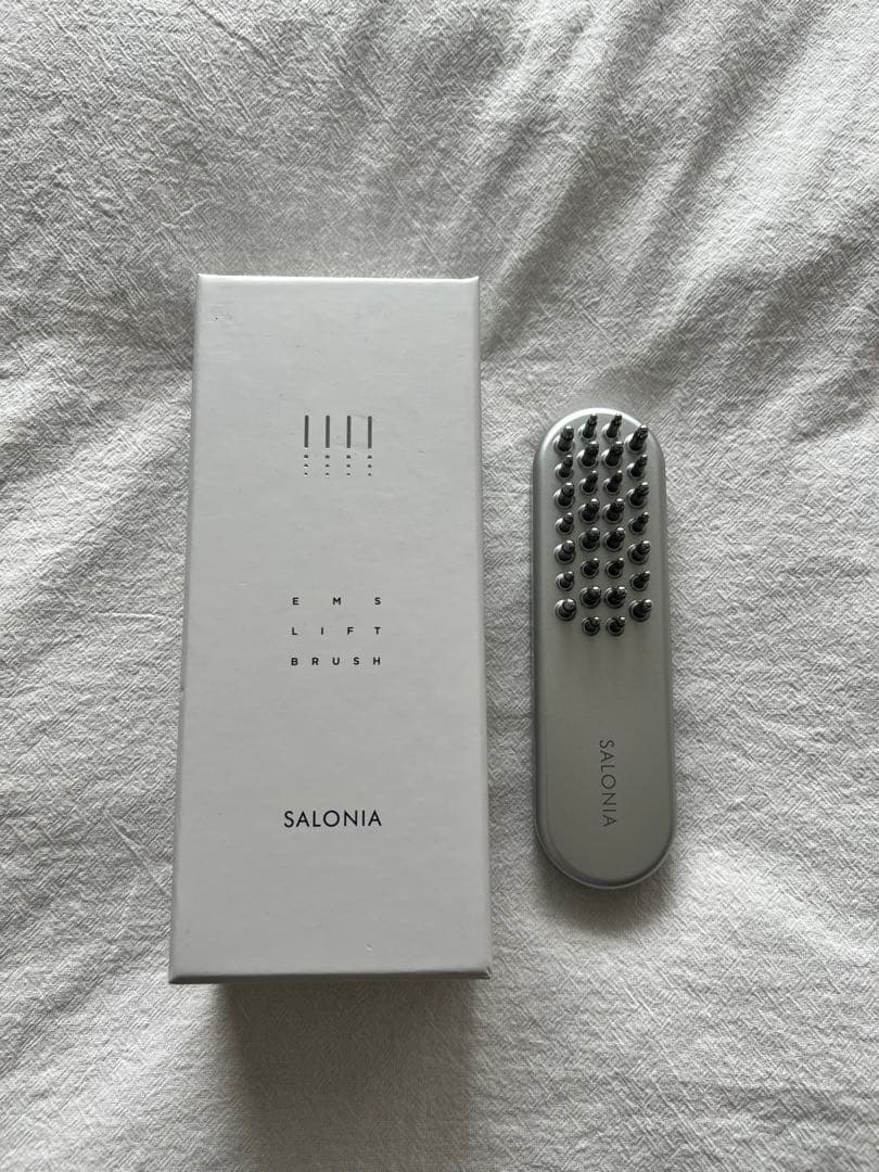 【 美品 】 SALONIA EMS LIFT BRUSH シルバー
