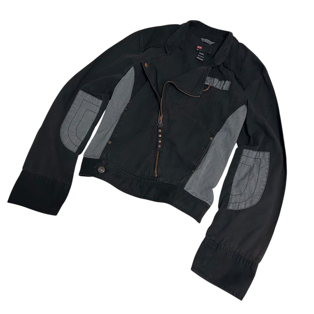 00's diesel ライダース　ブルゾンジャケット　グランジ　y2k