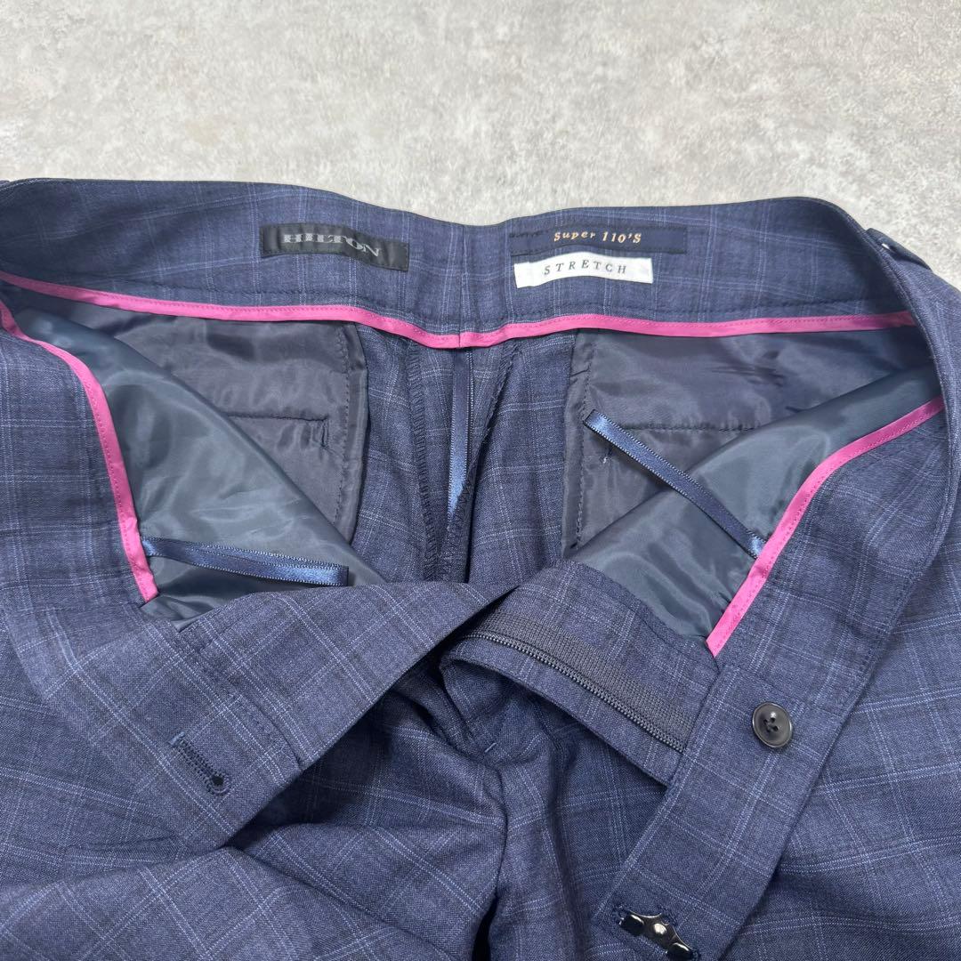 HILTON ヒルトン 3点セット パンツスーツ スカート チェック