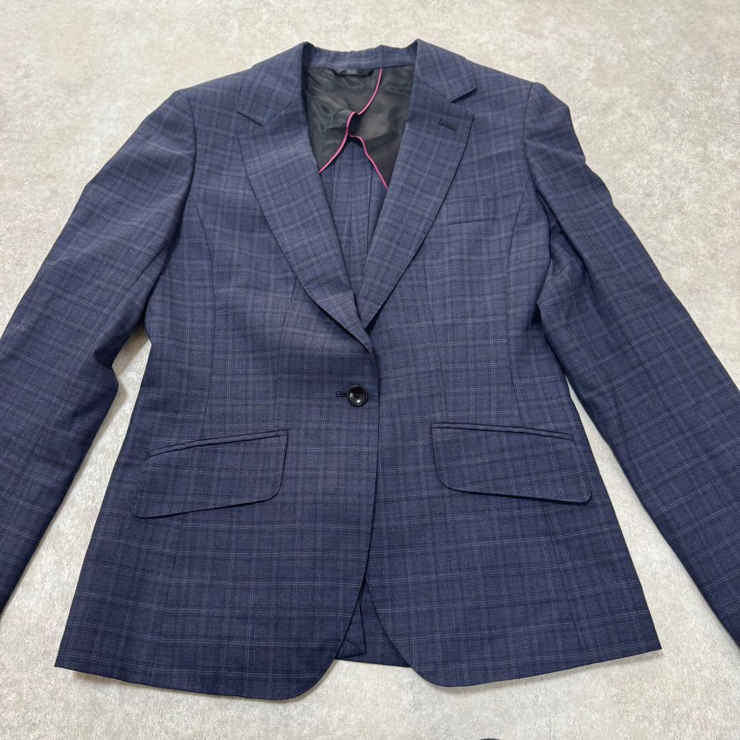 HILTON ヒルトン 3点セット パンツスーツ スカート チェック