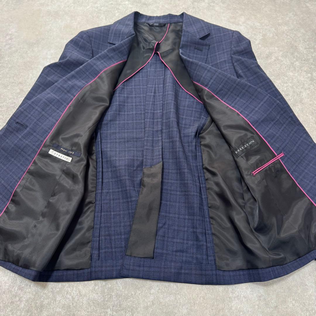 HILTON ヒルトン 3点セット パンツスーツ スカート チェック