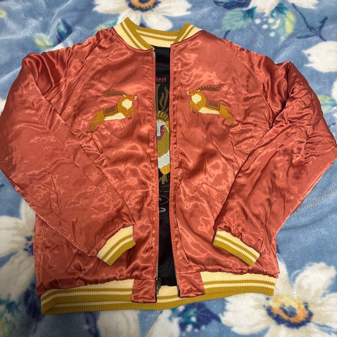 GBL もののけ姫　別珍リバーシブルスカジャン　L