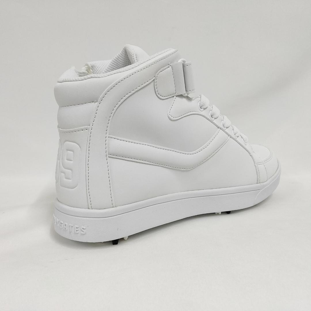 ○★新品 未使用 パーリーゲイツ ミドルカット ゴルフシューズ ホワイト24cm