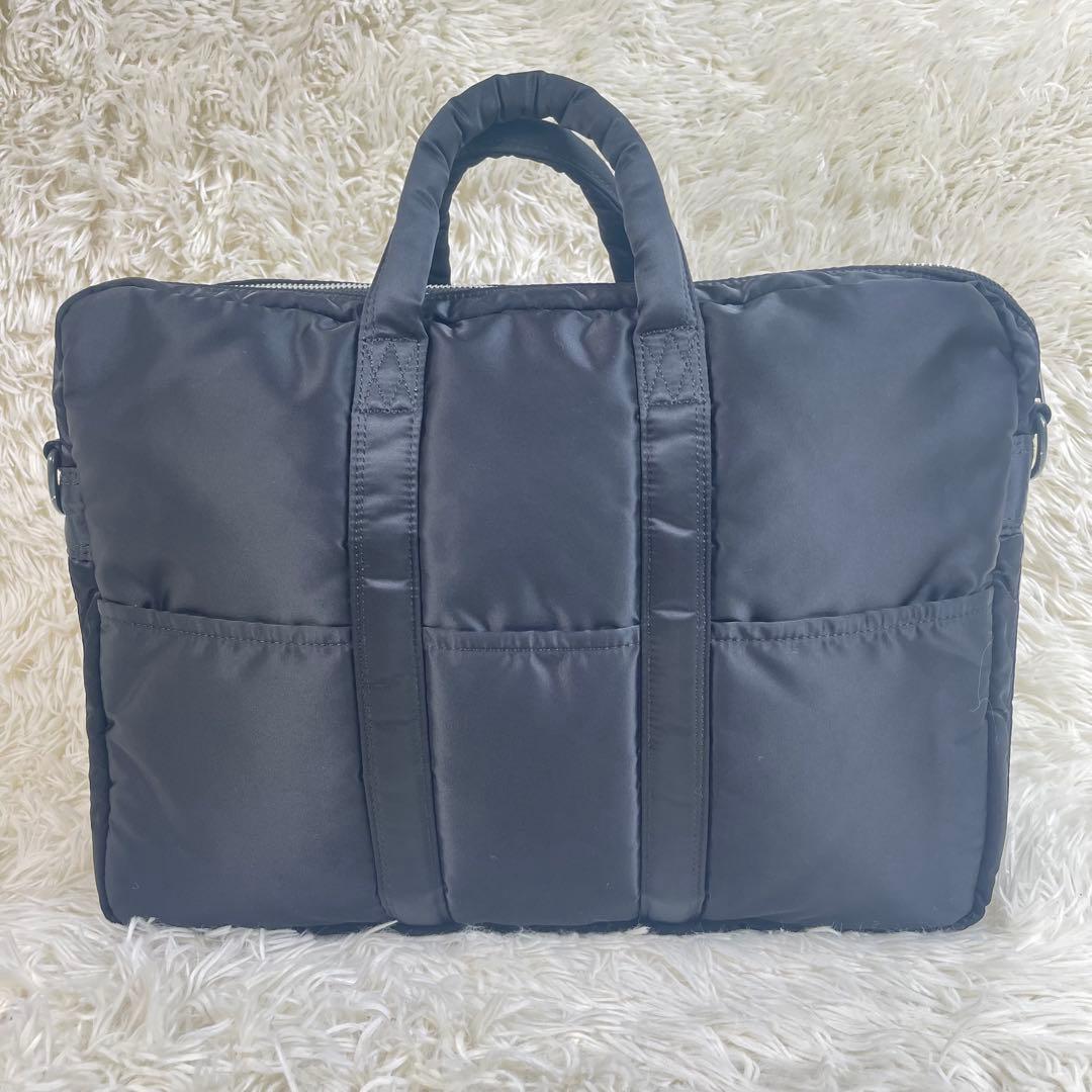 美品 ✨️ポータータンカー 2way ビジネスバッグ ブラック 2層 吉田カバン