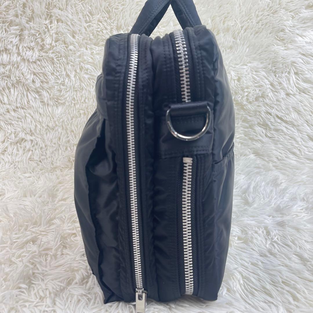 美品 ✨️ポータータンカー 2way ビジネスバッグ ブラック 2層 吉田カバン