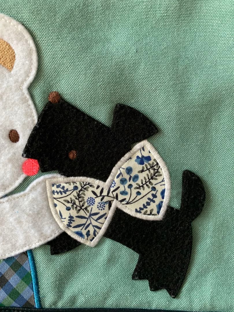 春のファミリアショー　デニムバッグ　ブック入れ