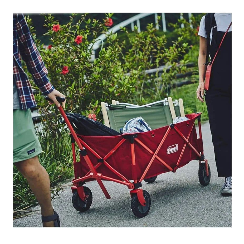 Coleman　アウトドアワゴン　赤　キャンプ用品　避難用品　新品未開封