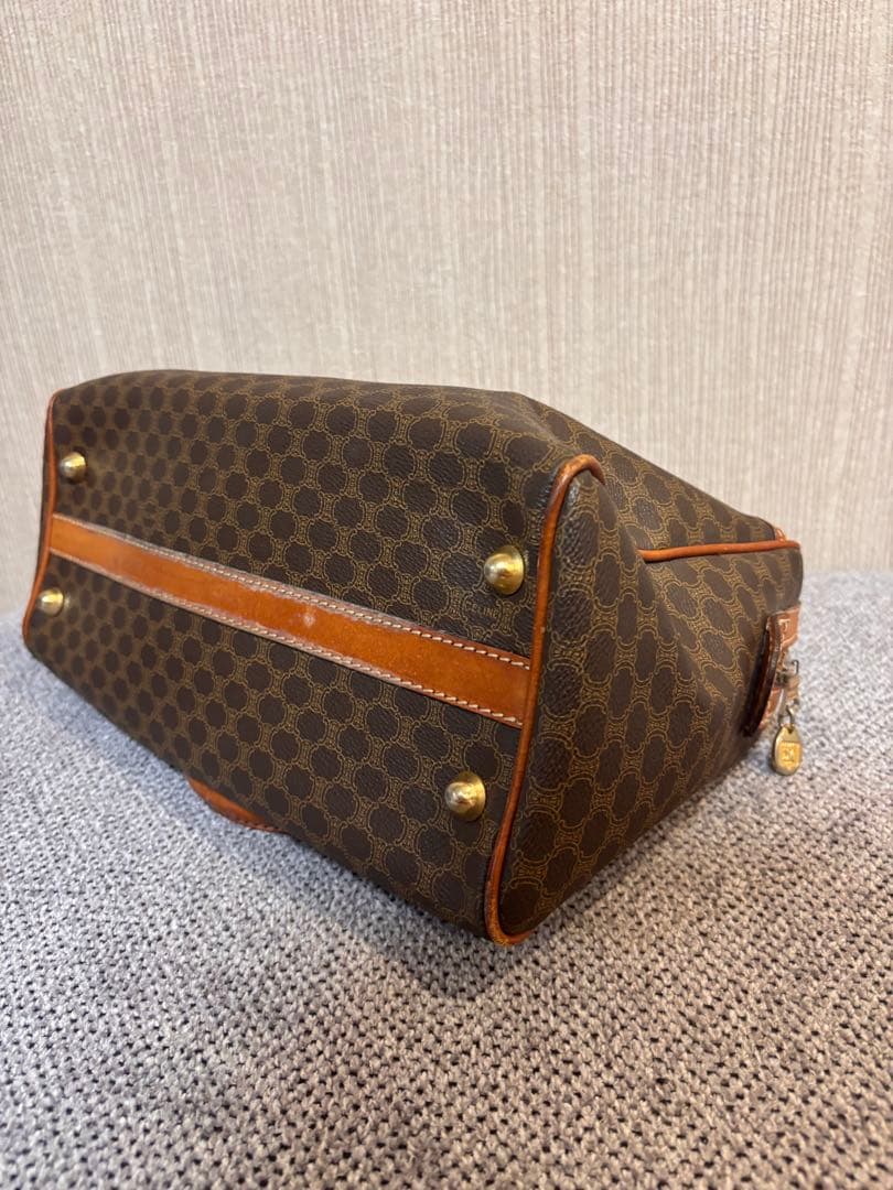 CELINE セリーヌ ボストンバッグ マカダム柄 トリオンフ オールドセリーヌ