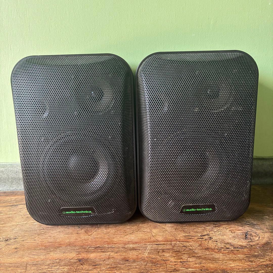 audio-technica スピーカー 2個セット 黒