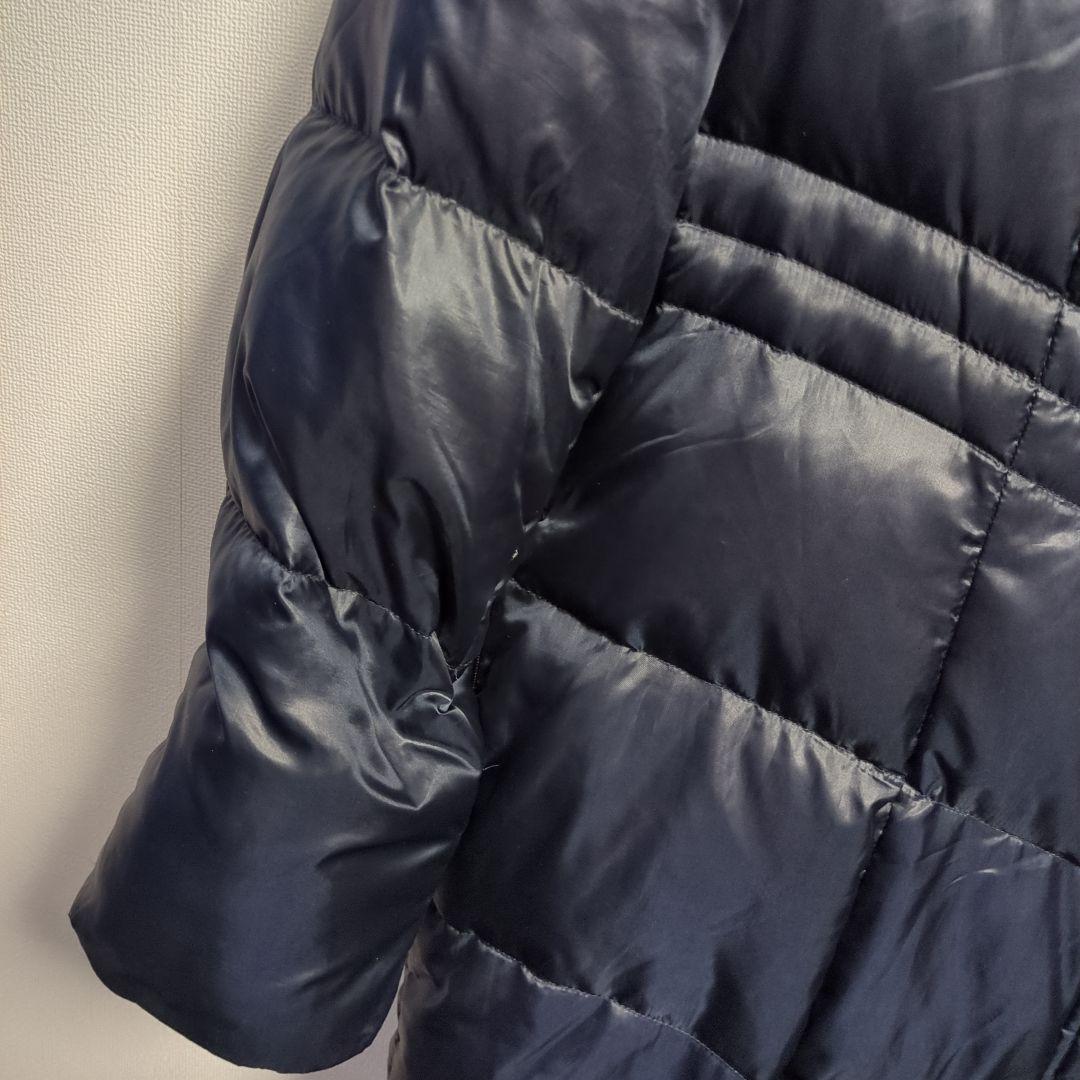 INDIVI ダウンコート　フード　 ブルーフォックス 大きいサイズ XL 42