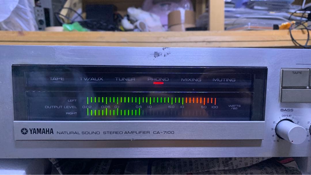 YAMAHA プリメインアンプ ヤマハNSシリーズ CA-7100 動作品