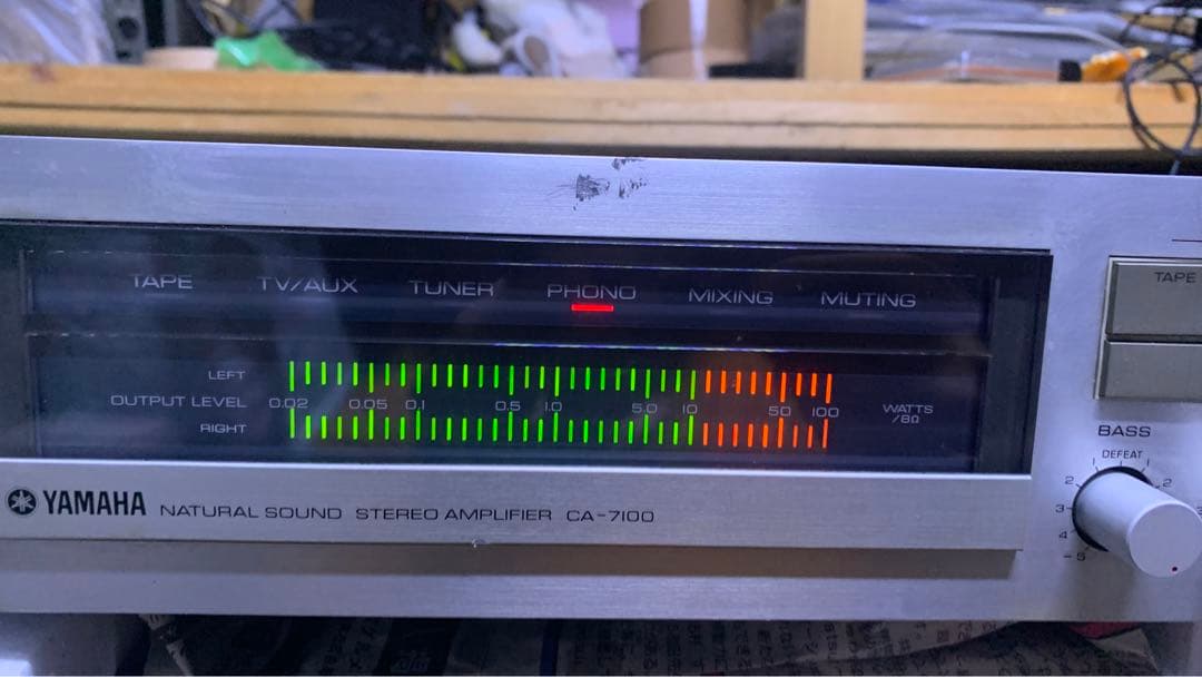 YAMAHA プリメインアンプ ヤマハNSシリーズ CA-7100 動作品