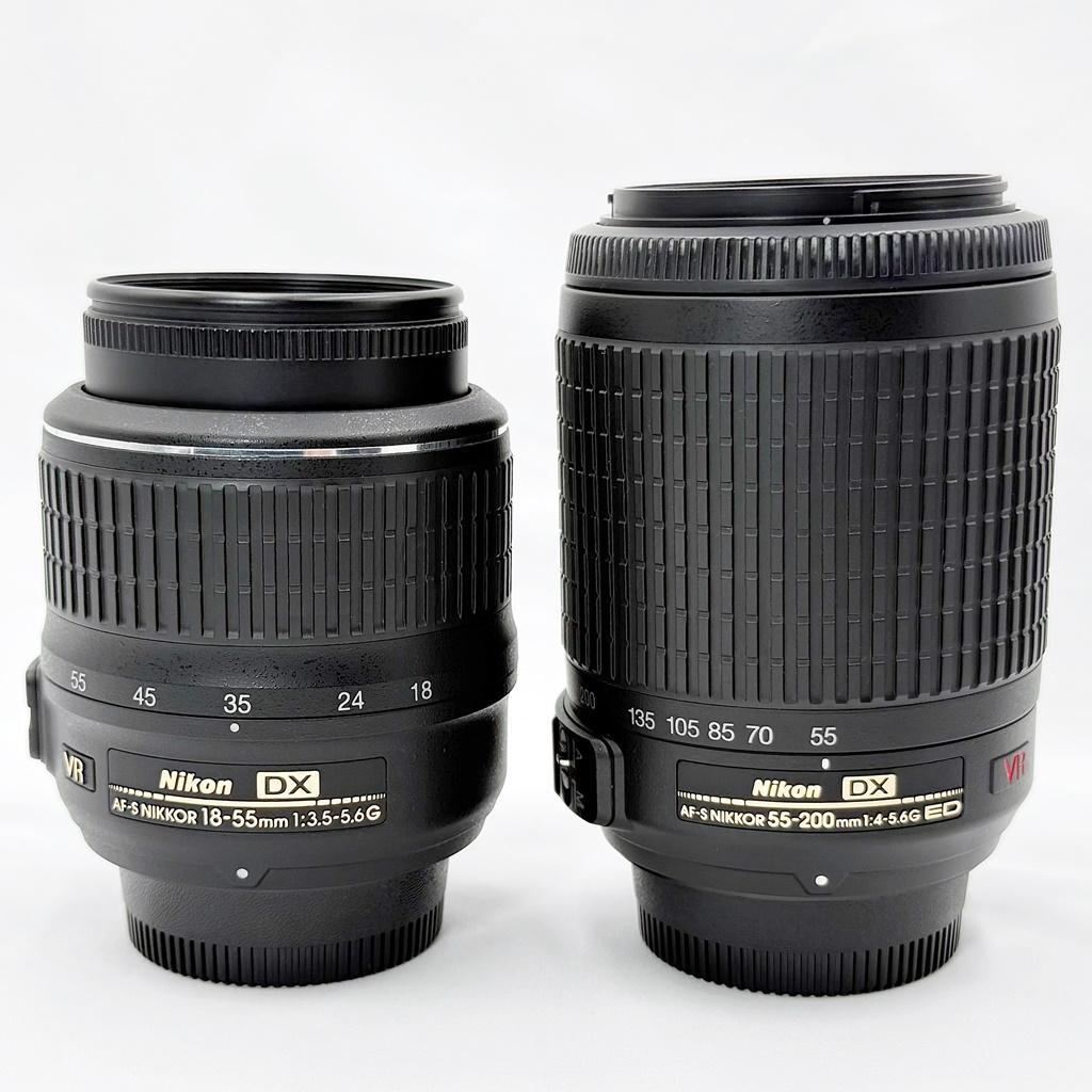 【美品】ニコン Nikon D60 Wズームキット 一眼レフ カメラ 中古