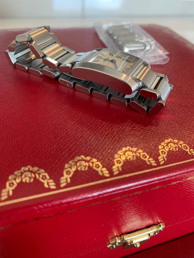 Cartier タンクフランセーズSM & LOEWE スラップ ブレスレット