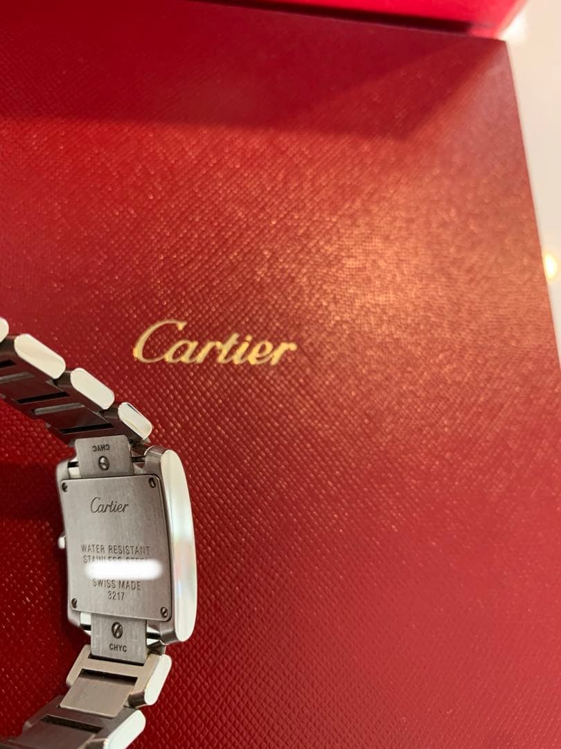 Cartier タンクフランセーズSM & LOEWE スラップ ブレスレット
