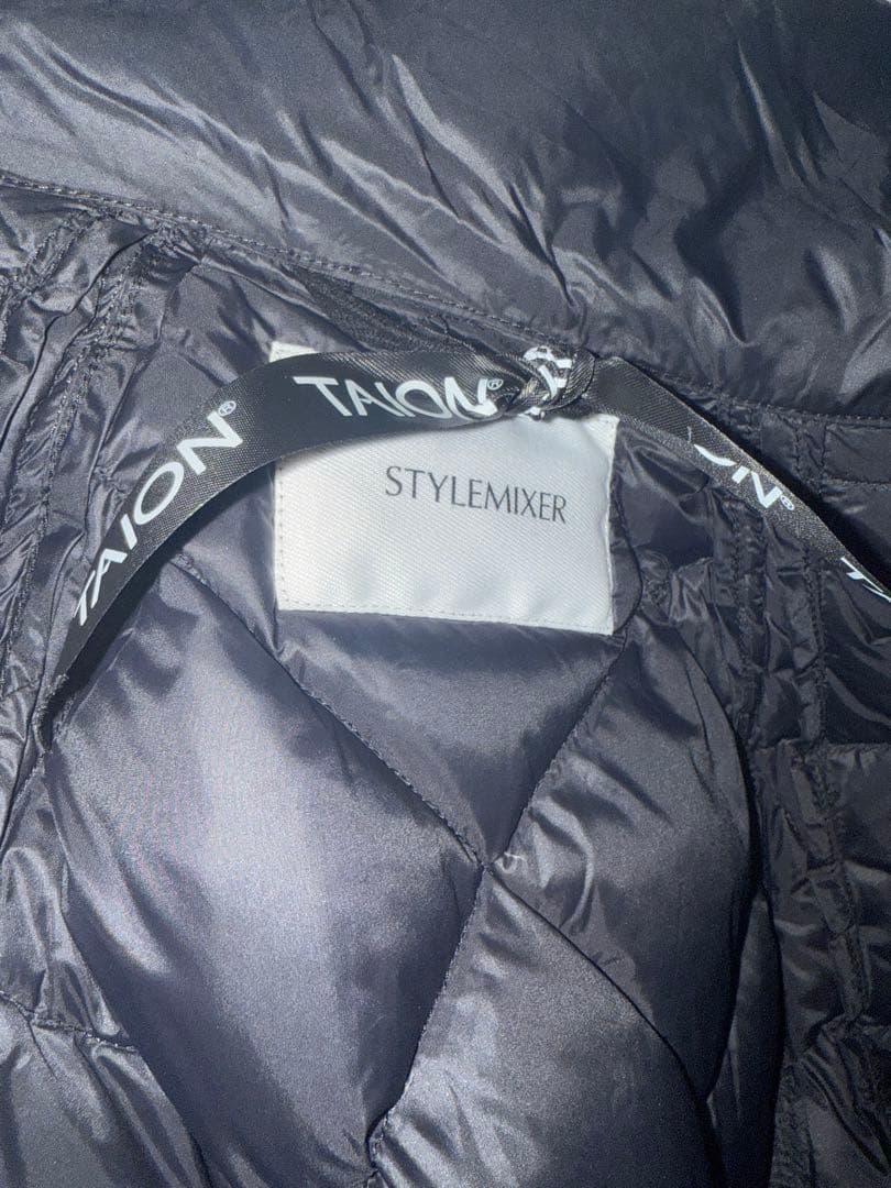 a*e様 TAION×STYLEMIXER ダウン　黒　ブラック
